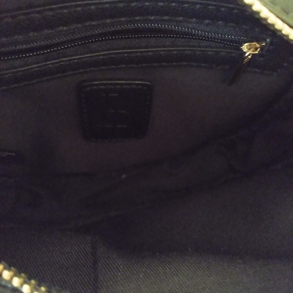 L D Black Faux Leather Baguette Cross Body Bag - Picture 3 of 7